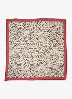 Online Allison Leopard Print Neck Scarf Scarves