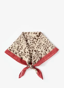 Online Allison Leopard Print Neck Scarf Scarves