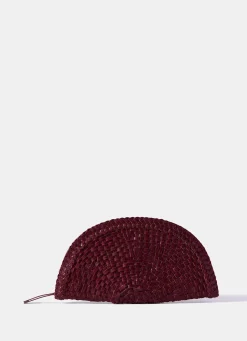 Outlet Bea Leather Woven Clutch Bags