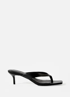 Online Betty Leather Flip Flop Heels Heels|Heels