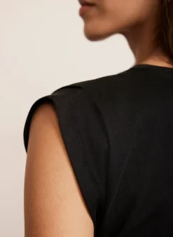Clearance Cotton Extended Shoulder T-Shirt T-Shirts|T-Shirts