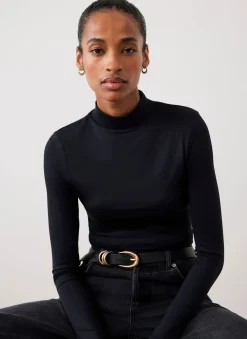 Outlet High Neck Layering Top Essentials