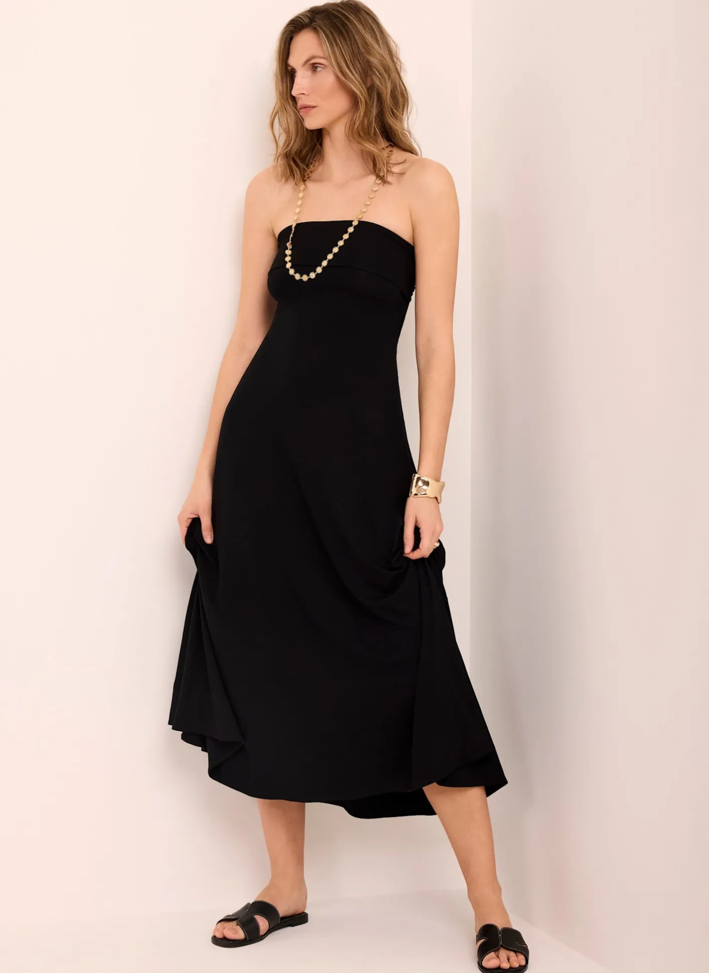 Hot Jersey Bandeau Maxi Dress Summer Dresses|Maxi Dresses