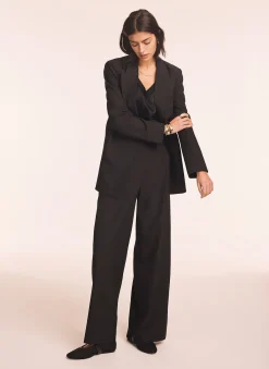 Best Lace Trim Wide Trousers Wide Leg Trousers|Trousers