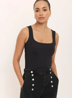 Discount Layering Scoop Neck Vest T-Shirts|T-Shirts
