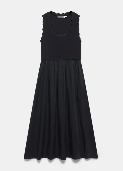 Best Scallop Trim Midi Dress Summer Dresses|Midi Dresses