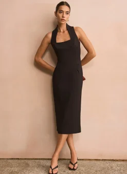 New Sleeveless Fitted Midi Dress Occasion Dresses|Occasion Dresses