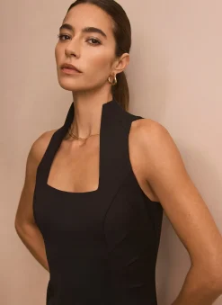 New Sleeveless Fitted Midi Dress Occasion Dresses|Occasion Dresses