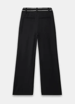 Best Waist Detail Wide Trousers Wide Leg Trousers|Trousers