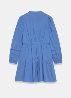 Online Cotton Cheesecloth Mini Dress Summer Dresses|Mini Dresses