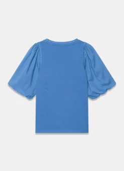 Hot Cotton Puff Sleeve Top All Tops|Tops