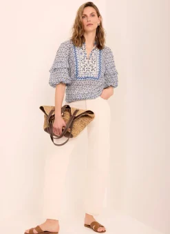 Outlet Floral Print Blouse Shirts & Blouses|All Tops