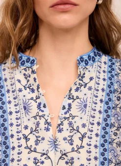 Outlet Floral Print Blouse Shirts & Blouses|All Tops
