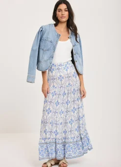 New Floral Print Maxi Skirt Maxi Skirts|Skirts