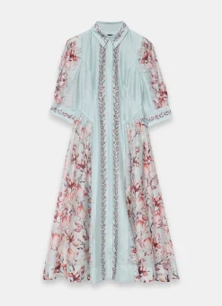 Online Floral Print Midi Shirt Dress Occasion Dresses|Occasion Dresses