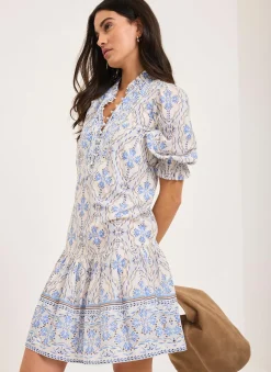 New Floral Print Mini Dress Summer Dresses|Mini Dresses