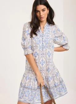 New Floral Print Mini Dress Summer Dresses|Mini Dresses