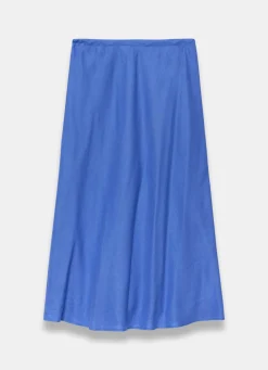 Hot Linen Bias Midi Skirt Midi Skirts|Skirts
