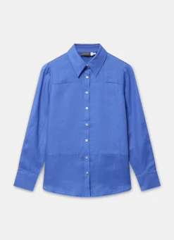 Online Linen Blend Shirt Shirts & Blouses