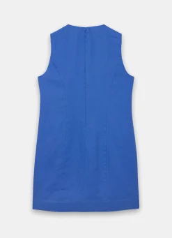 Online Linen Sunray Button Mini Dress Summer Dresses|Mini Dresses