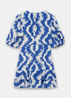 Best Print Ruffle Mini Dress Summer Dresses|Mini Dresses