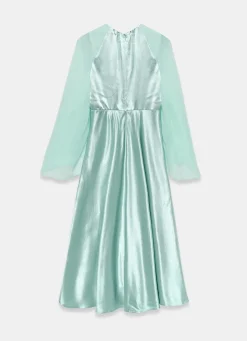 Discount Satin Cape Maxi Dress Occasion Dresses|Occasion Dresses