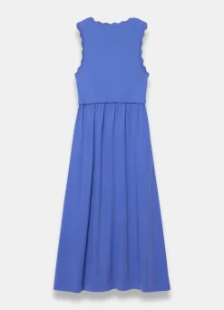 Best Scallop Trim Midi Dress Summer Dresses|Midi Dresses