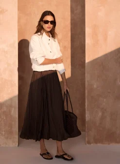Sale Crinkle Maxi Skirt Maxi Skirts|Skirts