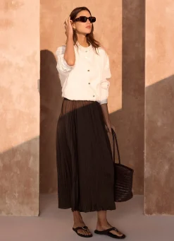 Sale Crinkle Maxi Skirt Maxi Skirts|Skirts