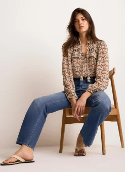Hot Floral Print Blouse Shirts & Blouses|All Tops