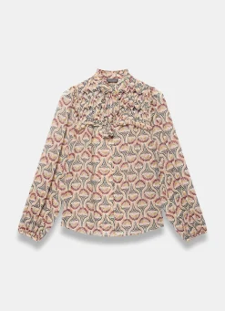 Hot Floral Print Blouse Shirts & Blouses|All Tops