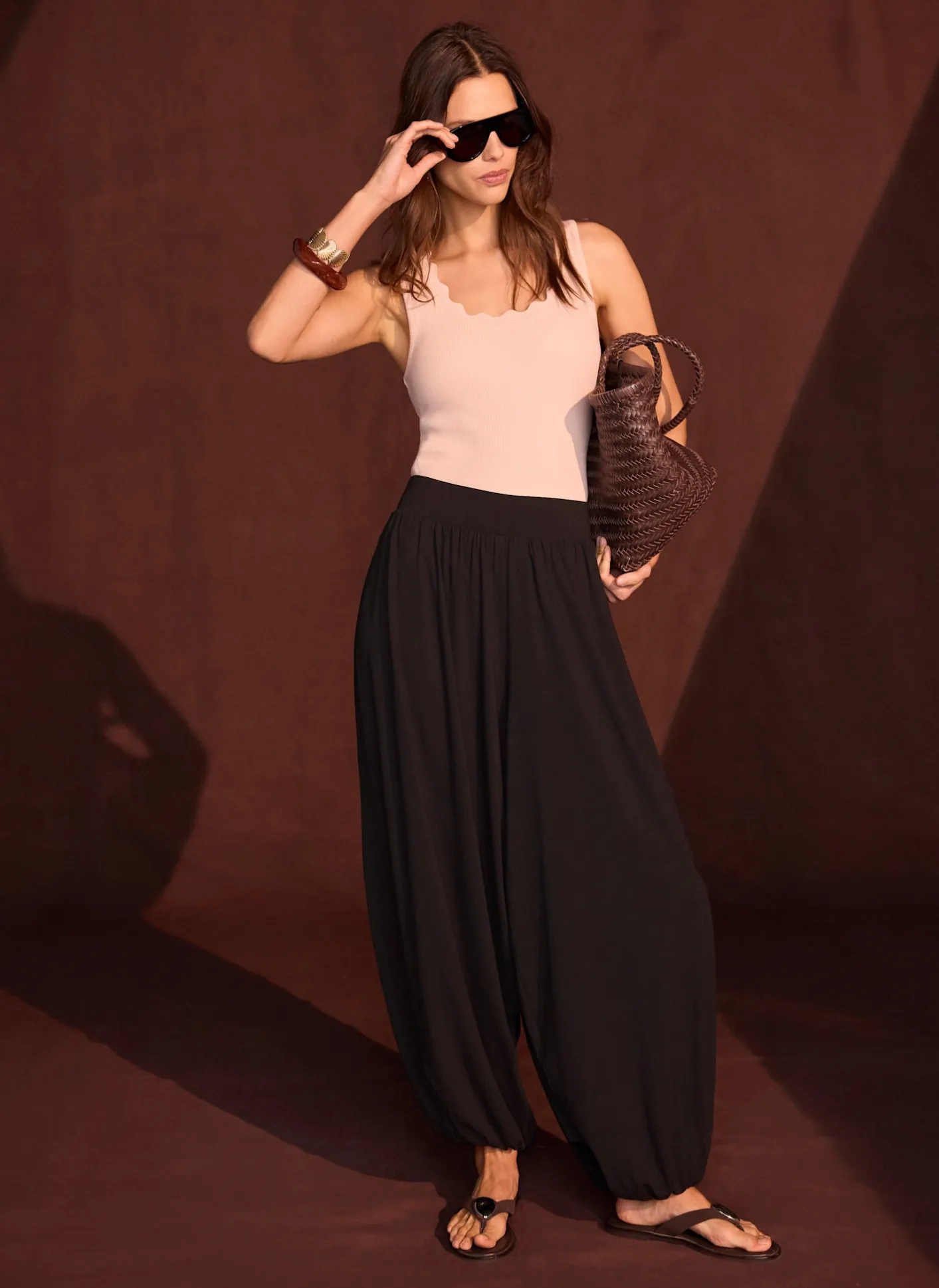 Discount Jersey Balloon Trousers Trousers