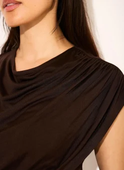 Discount Layered Drape Top All Tops|Tops