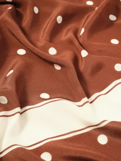 Clearance Polka Dot Print Scarf Scarves