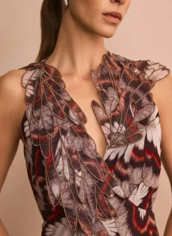 Outlet Printed Maxi Dress Occasion Dresses|Occasion Dresses
