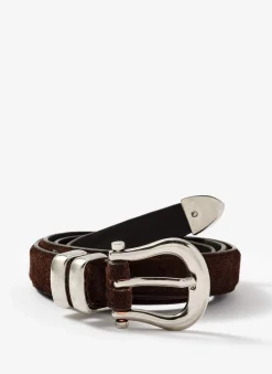Clearance Suede Slim Belt Belts