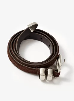 Clearance Suede Slim Belt Belts