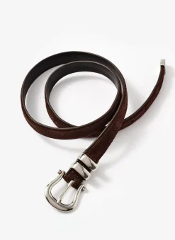 Clearance Suede Slim Belt Belts