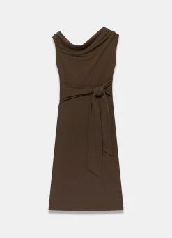 Hot Tie Detail Midi Dress Midi Dresses