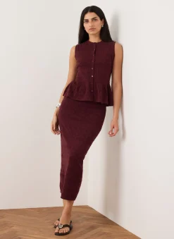 Sale Knit Midi Skirt Midi Skirts|Skirts