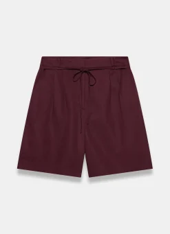 Outlet Linen Blend Shorts Shorts|Trousers