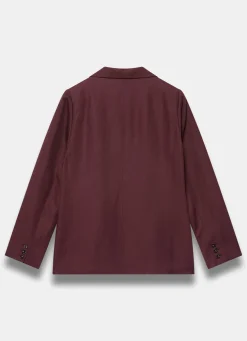 Discount Linen Blend Single Breasted Blazer Jackets