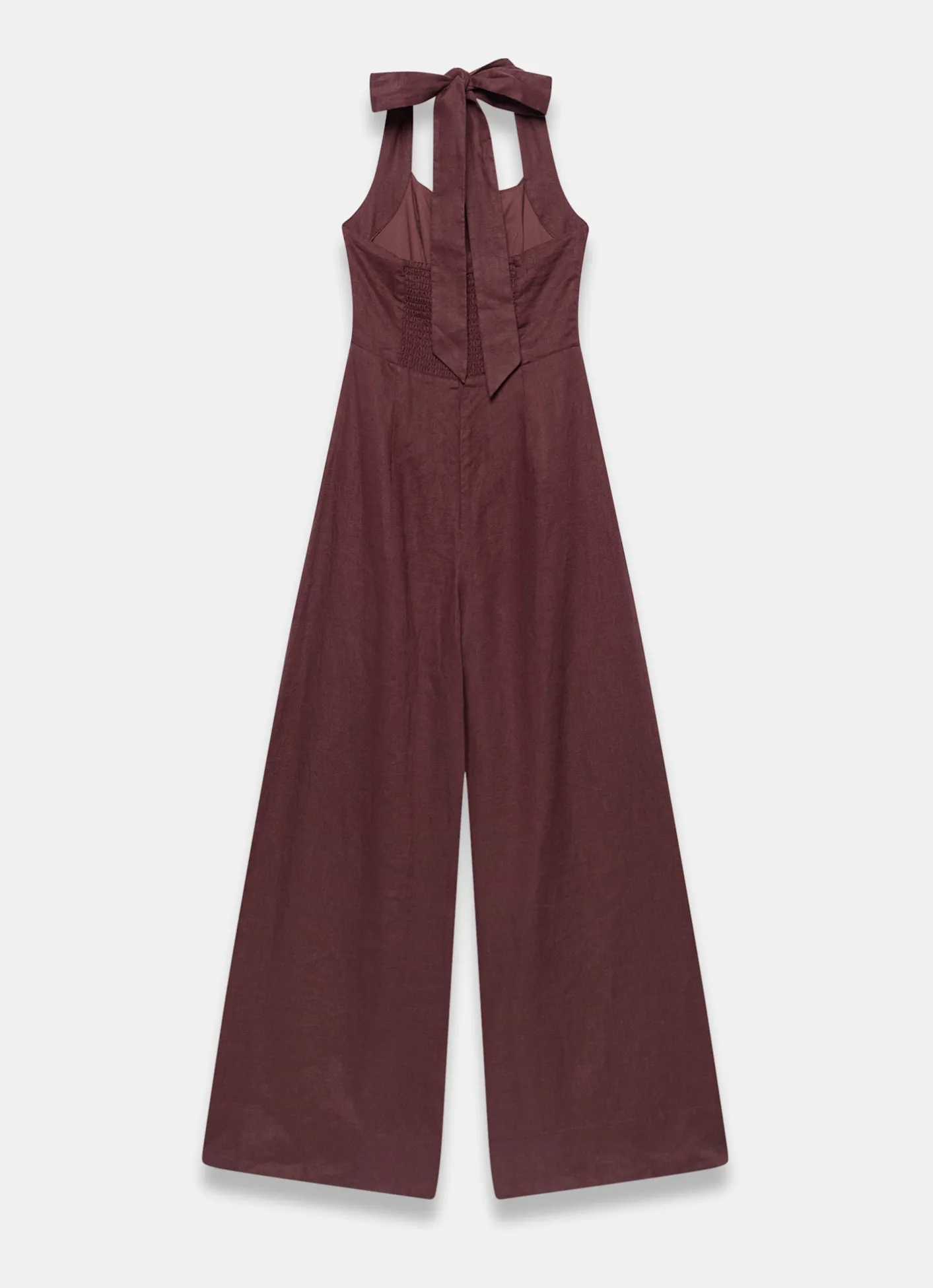 Linen Halter Jumpsuit Linen Dresses|Jumpsuits