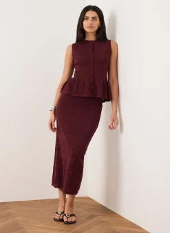 Clearance Peplum Knit Top Knitted Tops|Knitted Tops