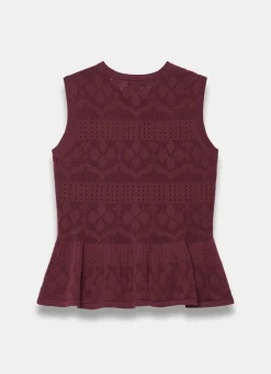 Clearance Peplum Knit Top Knitted Tops|Knitted Tops