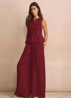 Hot Tailored Tie Back Waistcoat Mv Limited|Waistcoats