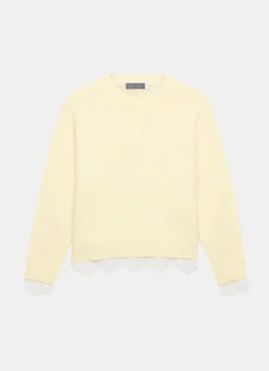 Sale Butter Lace Hem Jumper Jumpers|Jumpers & Cardigans