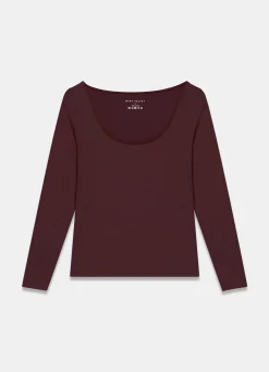 Online Butter Layering Scoop Neck Top Essentials