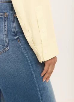 Discount Butter Oversized Long Sleeve Shirt Shirts & Blouses