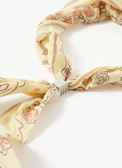 Discount Butter Paisley Skinny Scarf Scarves